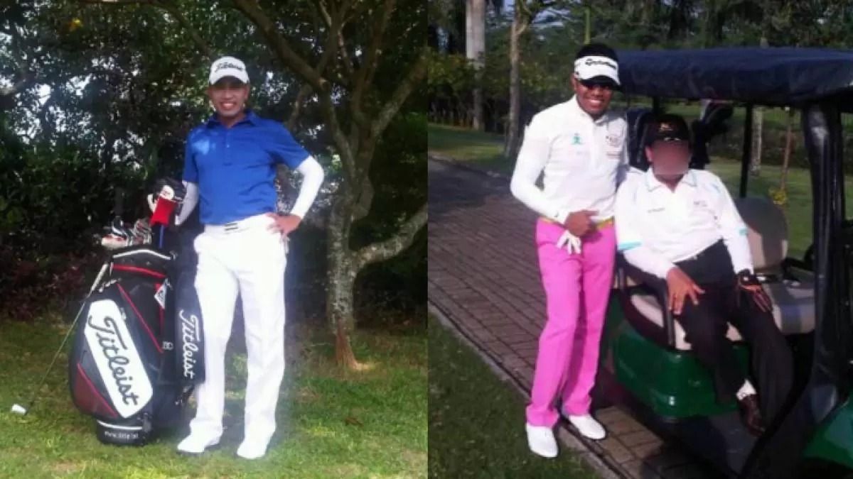 Ahmad Sahroni Klarifikasi Foto Kemayu di Lapangan Golf: Itu Hiburan, Bukan Jadi Caddy!